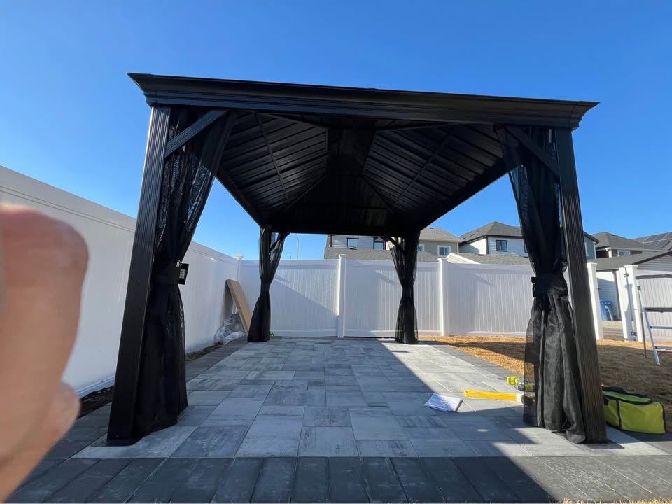 Gazebo en cour arrière