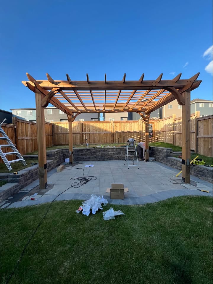 Pergola installée par Kabanor Boréal
